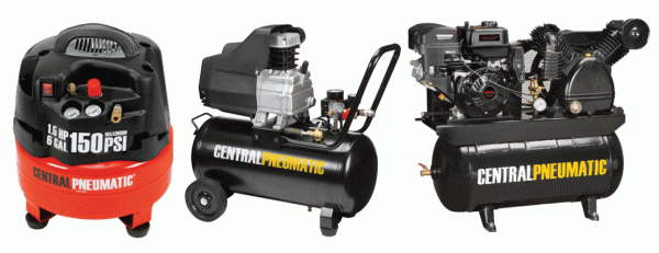 Central Pneumatic Air Compressors