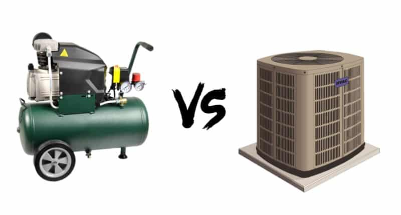 Comparison between Air Compressor and Air Condenser