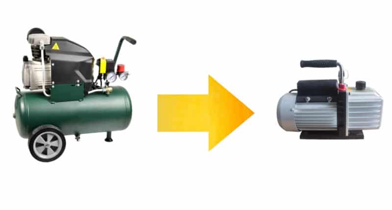 kampioen Kracht aluminium How To Make a Vacuum Pump with an Air Compressor - AirCompressorHelp