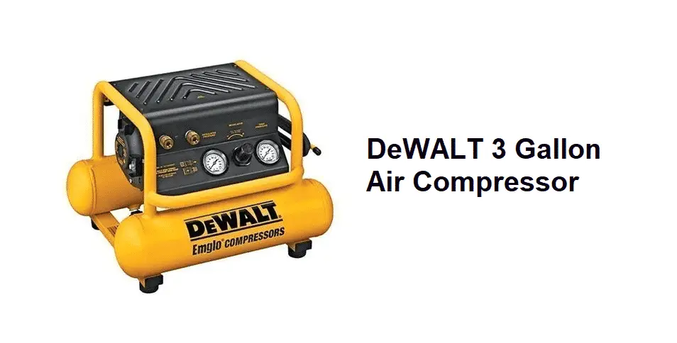 dewalt 3 gallon air compressor review