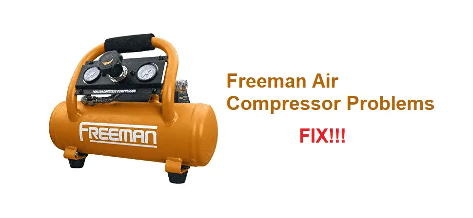 freeman air compressor problems