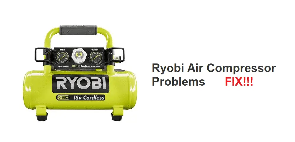 ryobi air compressor problems