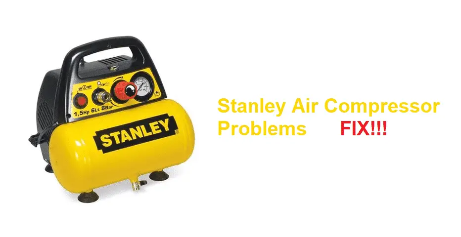 stanley air compressor problems