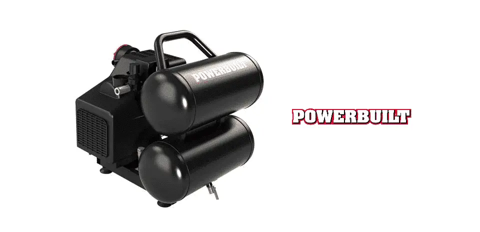 powerbuilt 5 gallon air compressor review