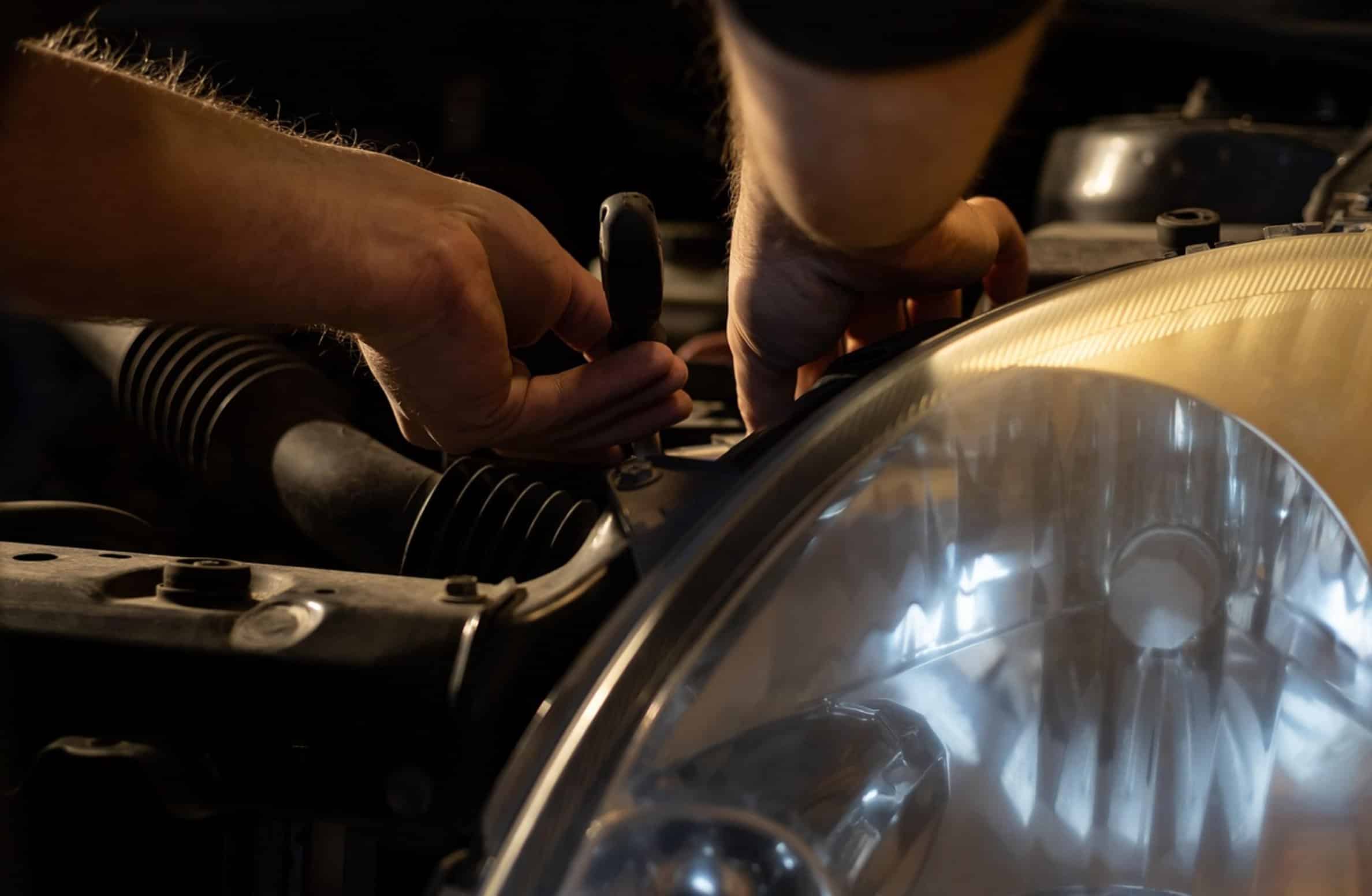 mechanic fixing engine mechanic fixing engine